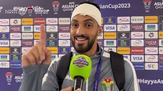 لاعب منتخب الأردن موسى التعمري يعلق على فيديو المنسف، وهل كان يقصد استفزاز الجمهور العراقي ؟ [upl. by Ssidnak53]