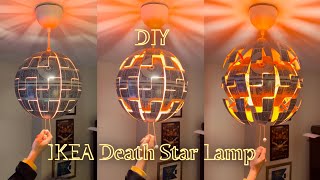 DIY IKEA Death Star Lamp Tutorial [upl. by Morehouse]