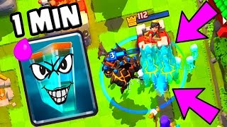 Clash Royale  1 MINUTE POUR TOUT DEFONCER  Meilleur Deck Clone Arène 8 9 [upl. by Sisile640]