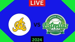 Aguilas cibaenas vs Estrellas orientales Baseball scrose l Dominican professional Baseball league [upl. by Mot908]