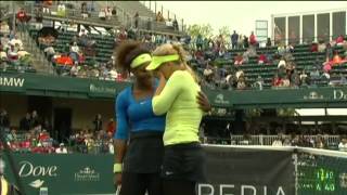 Serena Williams comforts crying and injured Sabine Lisicki [upl. by Ikir]