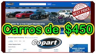 Tutorial Carros de 450 en copart  tips de las subastas [upl. by Anivram]