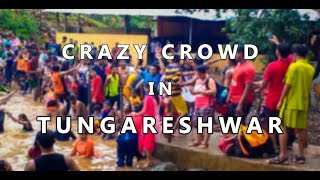 Crazy crowd in Tungareshwar during monsoon [upl. by Maryrose]