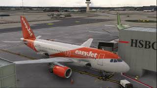 MSFS2020 Easyjet Ops HannoverGatwick VATSIM Full Flight FENIX A319 [upl. by Sophia]