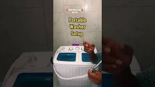 Portable washer and dryercleancleaningtips cleanwithme [upl. by Eiramoj]