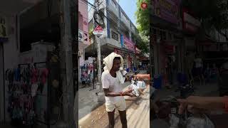 ISKCON Attapur is distributing free food packets at various places in Hyderabad fooddistribution [upl. by Eelrebmik]