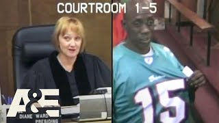 Court Cam Man Accused of Stealing Dolphins Jersey Shows Up To Court In Dolphins Jersey  AampE [upl. by Alaaj]