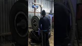 FULLY AUTOMATIC TYRE BUFFER MACHINE [upl. by Aidnic]