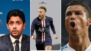 A quoi ressemblerait le futur maillot du PSGprésident Atletico trolle Ronaldo mbappe neymar psg [upl. by Ynna]