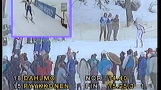 SkidVM 1987 Oberstdorf  5 km damer [upl. by Kirimia]