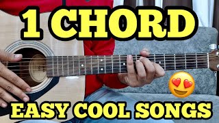 1 Chord Songs on Guitar Easy impress Anyone With Guitar 🎸 Beginners Can Play This Hindi Mashup [upl. by Poore]