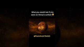 What you will see if you were on Venuss surface shorts venus spacefacts shortsfeed planet [upl. by Mandel]