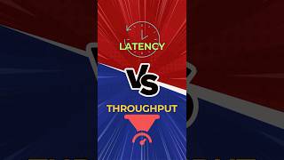 Understanding Latency vs Throughput Key Differences in System Performance systemdesign [upl. by Maon227]