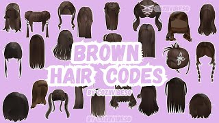 Berry Avenue Hair Codes amp Brookhaven Brown Hair P33 🤎 Bloxburg Hair newvideo roblox brown face [upl. by Lecroy]