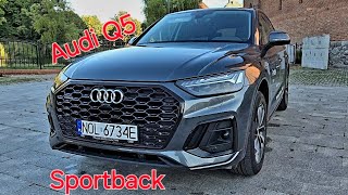 audiq5 Audi Q5 Sportback SLine 2024 ☆Review☆ outside amp inside [upl. by Manvil]