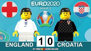 England vs Croatia 10 • Euro 2020 Group D • All Gоals amp Extеndеd Hіghlіghts Lego Football [upl. by Gladdy615]