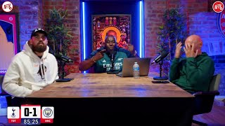 AFTV react to Son 85th minute missed chance [upl. by Aeet]