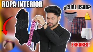 ROPA INTERIOR PARA HOMBRES  ERRORES ¡No hagas Esto [upl. by Genet]