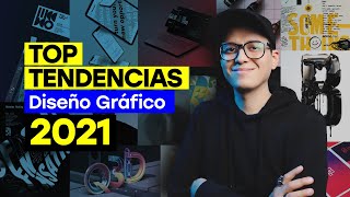 👉Conoce las Tendencias de DISEÑO Gráfico del 2021 💥TOP 10  BONUS⚡️ [upl. by Hutchinson350]