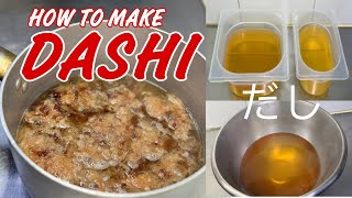 HOW TO MAKE DASHI  だし [upl. by Gertrud]