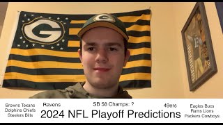 2024 NFL Playoff Predictions [upl. by Matelda343]