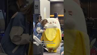 Surprise visit from Bananya at NYCC NYCC2024 🫣🧡 Bananya Crunchyroll [upl. by Deeas668]