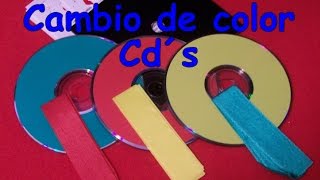 Cambio Color Cd´s  Color Changing Cd´s  N  Revelado [upl. by Anert]