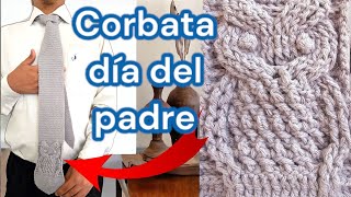 ¡No Vas a Creer lo Fácil que es Tejer una Corbata a Crochet  Tutorial Paso a Paso 🎯 [upl. by Nnahgem78]