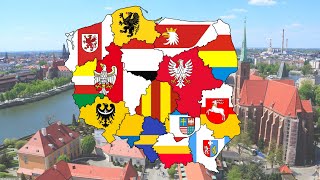 Polish Voivodeships  Flag Map Speedpaint [upl. by Abihsot]