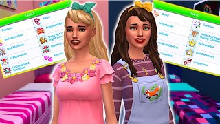 This experiment makes Parenthood look bad  Sims 4 character values [upl. by Nylrehc96]