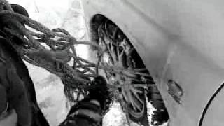 how to make snow chains with nylon rope tegryn west wales part 1 [upl. by Asseniv337]