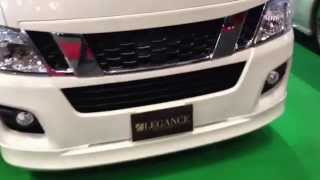 大阪オートメッセ2013 LEGANCE ＮＶ350 ハイエース出展② osaka auto messe2013 Hiace legance [upl. by Annaig]