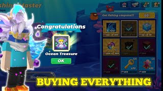 Buying Everything from New Fishing Event in Bedwars  Blockman go😍 [upl. by Nolita956]