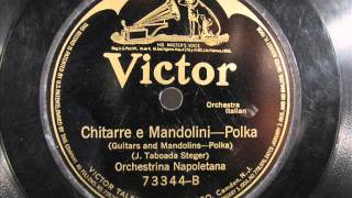 CHITARRE E MANDOLINI by Orchestrina Napoletana c 1920 [upl. by Natsuj]