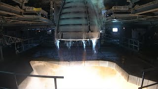 NASA Conducts First RS25 Rocket Engine Test of 2018 [upl. by Liatnahs]