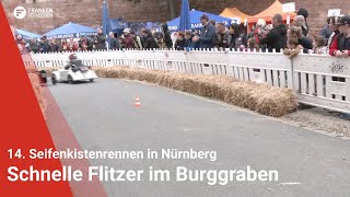 Schnelle Flitzer im Burggraben Das 14 Seifenkistenrennen in Nürnberg [upl. by Brandtr]