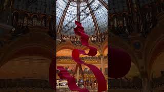 Exploring the elegance amp beauty of Galeries Lafayette in Paris [upl. by Clover]