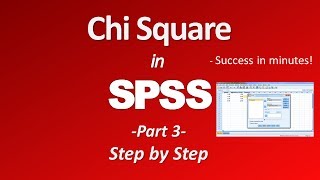 Chi Square Test in SPSS Part 3 [upl. by Pascale]