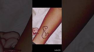 P name Mehndi viralvideo mehndi youtubeshorts youtube ytshorts love [upl. by Jansen760]