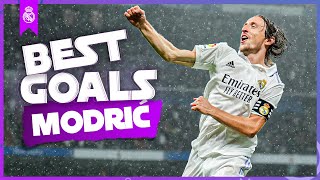 LUKA MODRIĆS BEST GOALS  REAL MADRID [upl. by Raychel286]