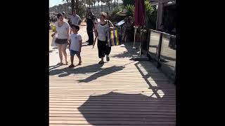 Barceloneta beach  Barcelona Spain 2024 rodando [upl. by Mihe]