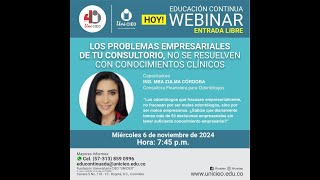 WEBINAR 06112024 GESTION SERVICIOS ODONTOLOGICOS [upl. by Bard489]