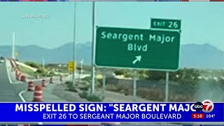 TXDOT says it will replace misspelled sign on El Paso highway [upl. by Halbert]