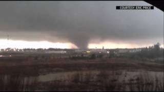 Raw Amateur Video of Hattiesburg Tornado [upl. by Cressy]