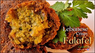 LEBANESE CRISPY FALAFEL RECIPE EASY AUTHENTIC FALAFELARABIAN FAMOUS FALAFELLEBANESE FRIED FALAFEL [upl. by Leuneb]