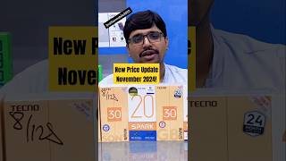 Tecno Mobile Phones New Price Update November 2024  shorts viralvideo brothermobile3020 [upl. by Ynittirb]