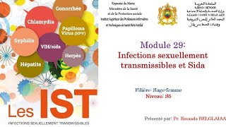 Cours « IST et SIDA »  Epidémiologie biologie et Prévention des IST Filière Sagefemme S5 [upl. by Haslam]