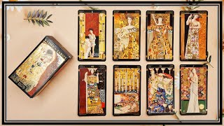 언박싱 클림트 타로 카드 KLIMT Tarot Cards Unboxing and Flip Through [upl. by Adella]