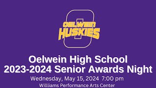 Oelwein High School 2024 Senior Awards Night [upl. by Noonan]