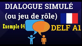 DELF A1  Le dialogue simulé  Exemple 04 Une agence de voyages [upl. by Crellen]